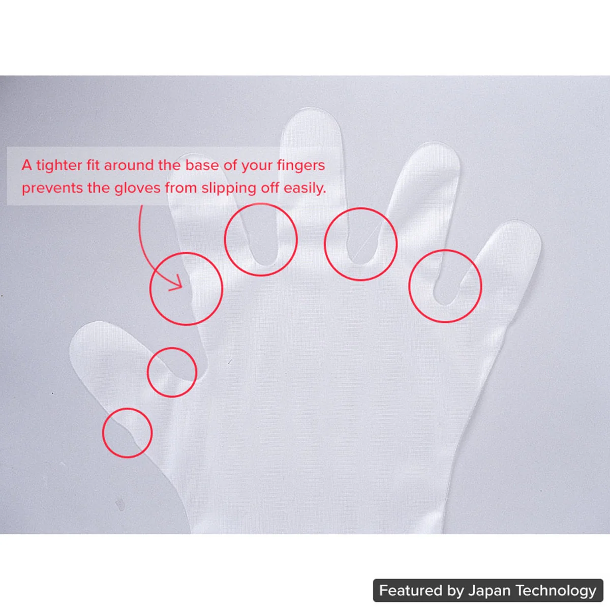 35 Micron Extra Thick Non-Stick Embossed Disposable Gloves Large (50/pack) - Image 3