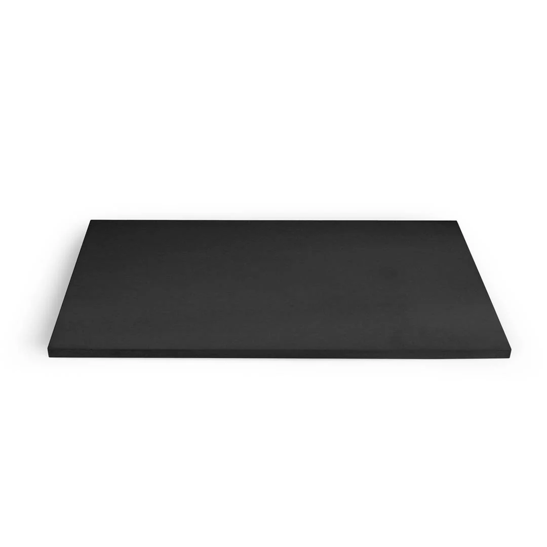 Parker Asahi Rubber Matte Black Pro Cutting Board 23.6" x 11.8" x 0.75" H NE0610 - Image 3