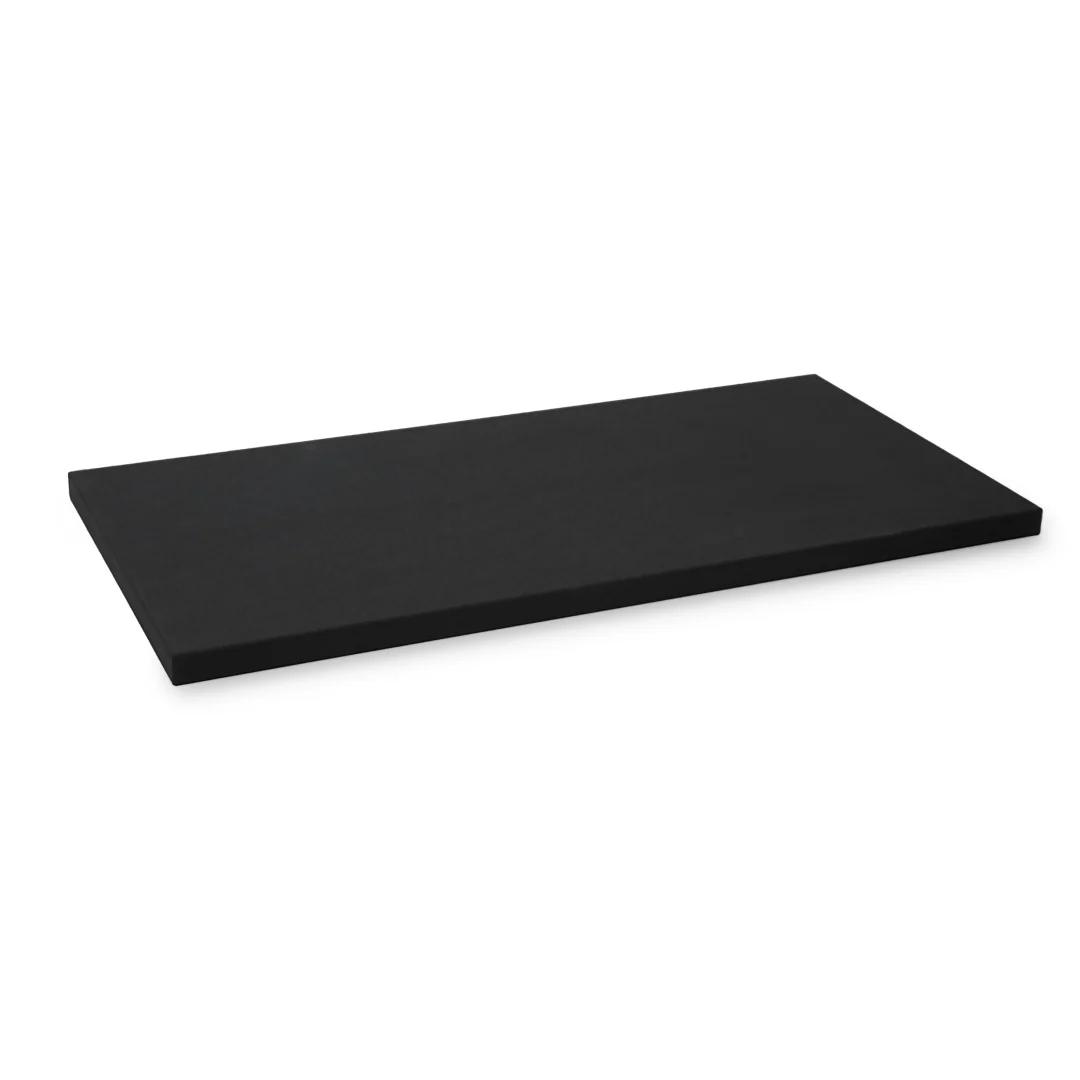 Parker Asahi Rubber Matte Black Pro Cutting Board 23.6" x 11.8" x 0.75" H NE0610 - Image 4