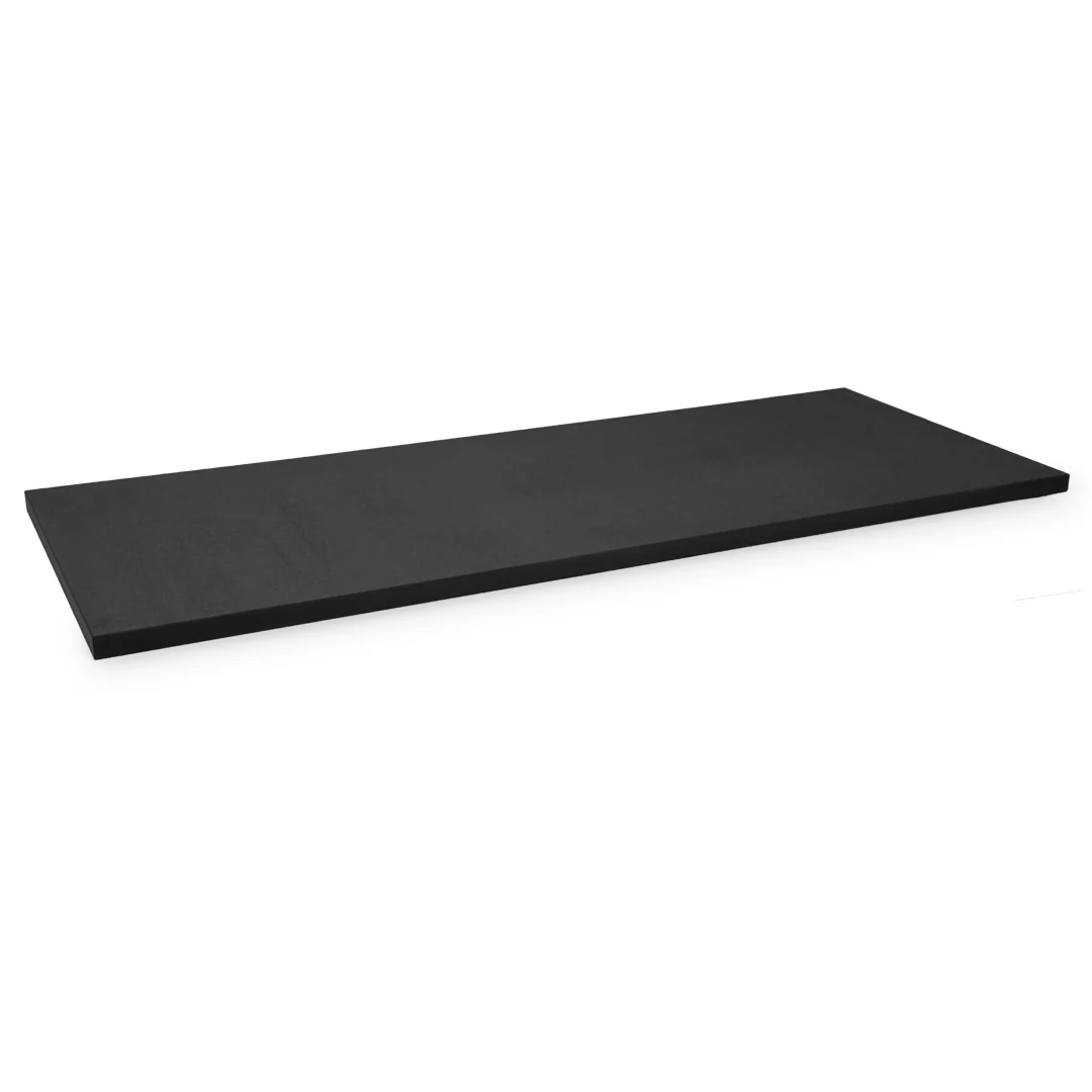 Parker Asahi Rubber Matte Black Pro Cutting Board 39.4" x 15.75" x 0.75" H NE0613 - Image 4