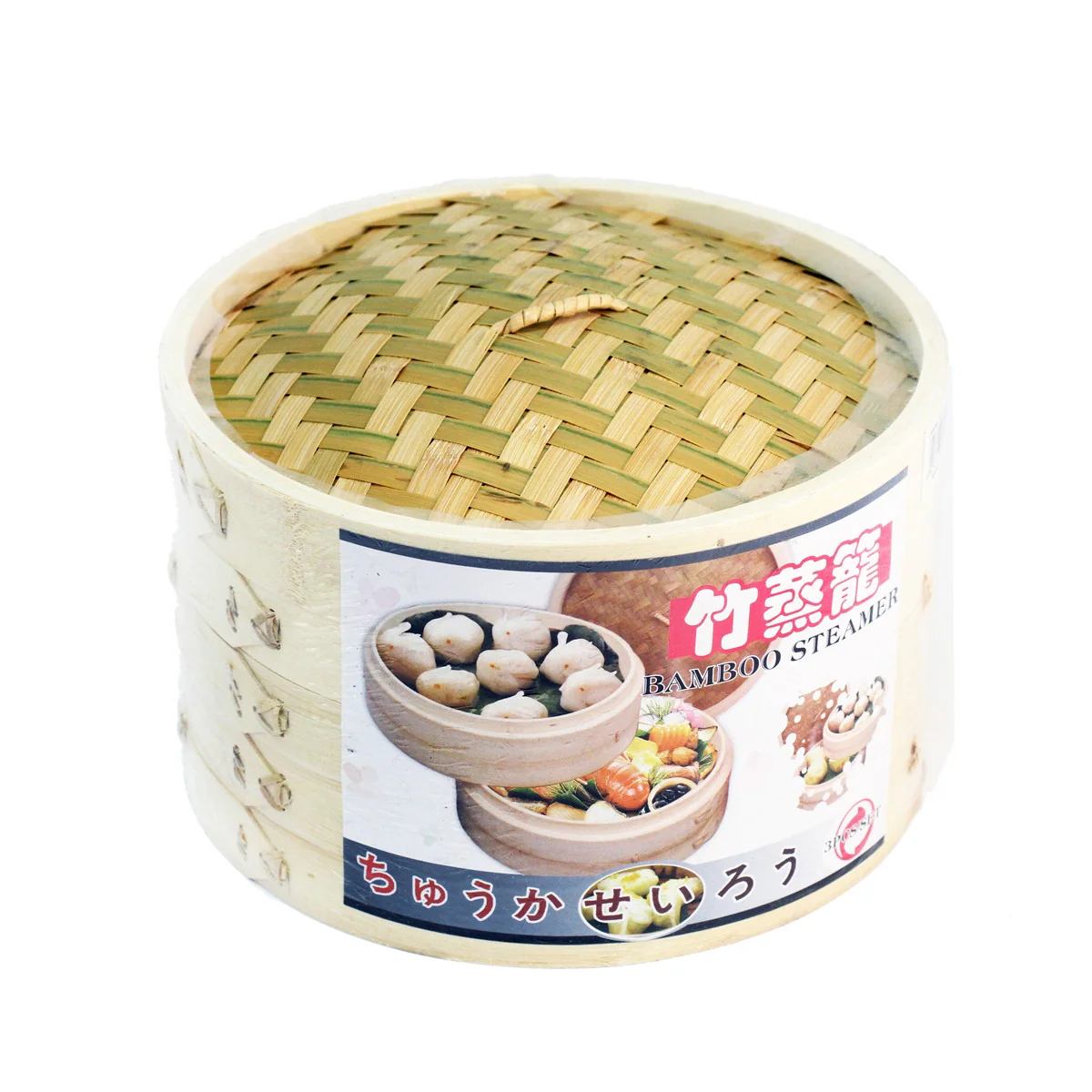 Bamboo 2-Tier Steamer Small 8" dia
