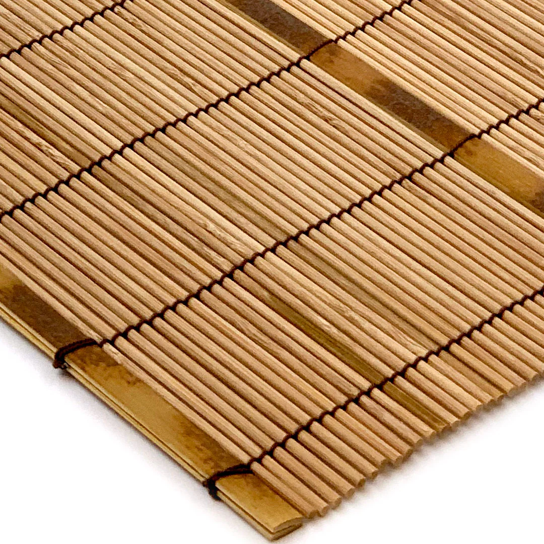 Bamboo Sudare Placemat Brown 18.1" x 11.8" - Image 3