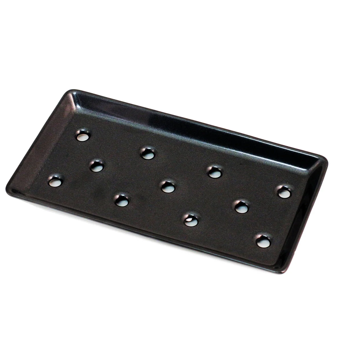 Black Ceramic Sushi Neta Plate 8.7" x 4.7"