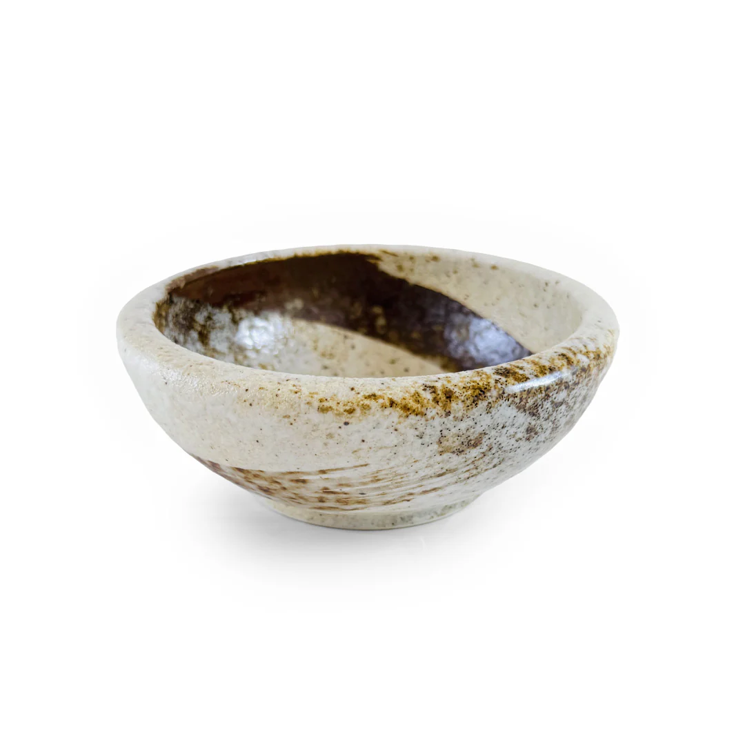 Brown Brushstroke Thich Rim Kobachi Bowl 10 fl oz / 5" dia - Image 2