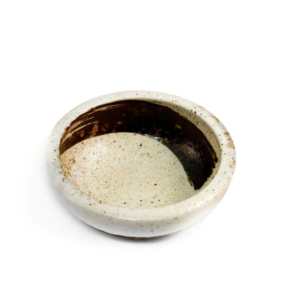 Brown Brushstroke Thich Rim Kobachi Bowl 10 fl oz / 5" dia - Image 3