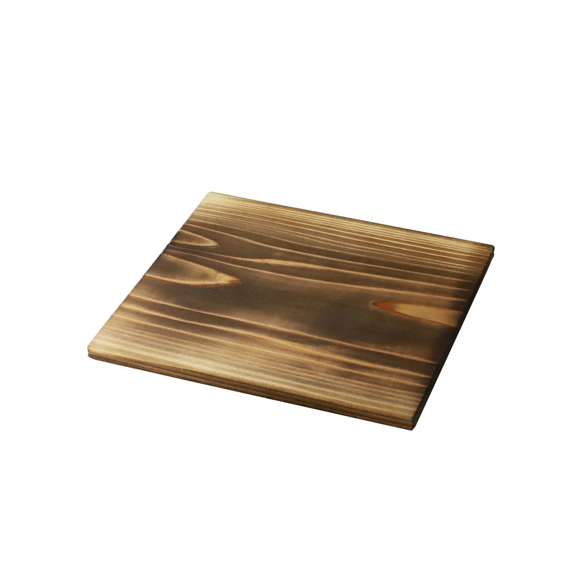Burnt Cedar Wooden Trivet for Tabletop Grills 7.1" x 7.1"