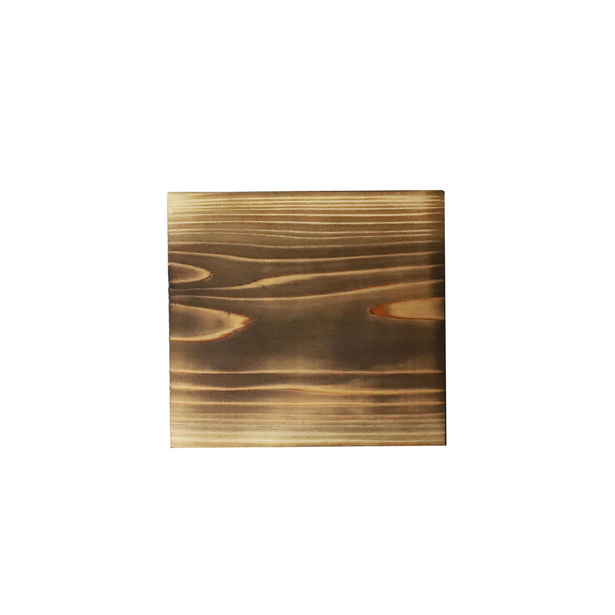 Burnt Cedar Wooden Trivet for Tabletop Grills 7.1" x 7.1" - Image 2