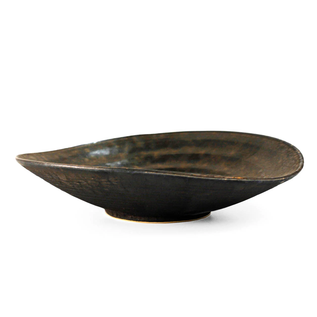 Charcoal Gray Round Plate 7.48" x 7.17" - Image 2