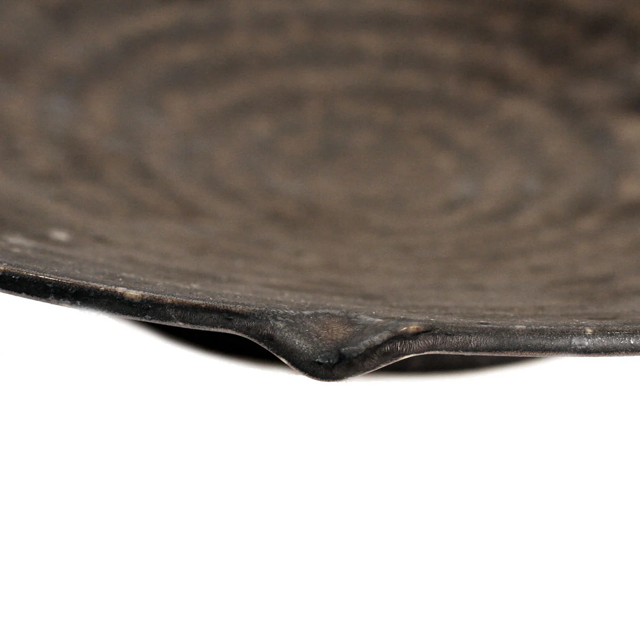 Charcoal Gray Round Plate 9.92" dia - Image 3