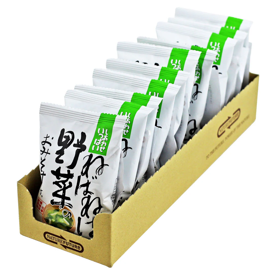 Freeze Dried Instant Miso Soup Sticky Vegetables 10 Servings - Image 3