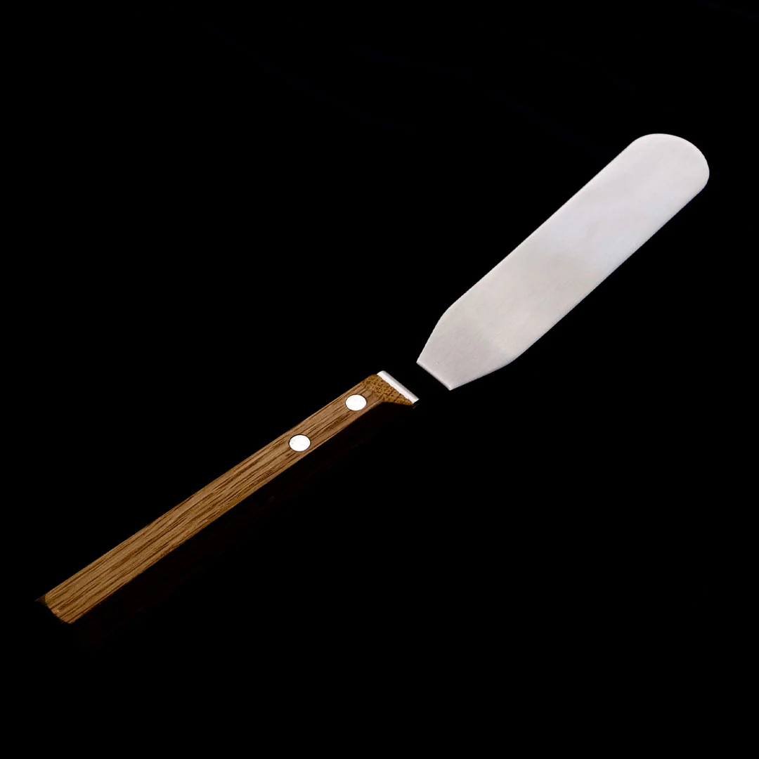 Gestura Esa Offset Spatula Stainless Steel with Oak Handle 10"