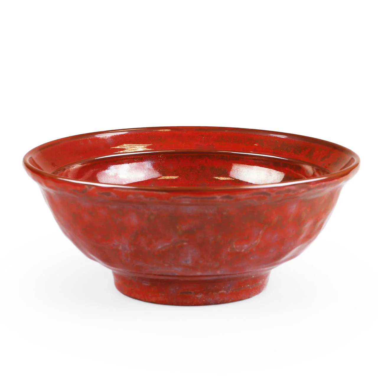 Glossy Red Noodle Bowl  33.8 fl oz / 8.19" dia - Image 2