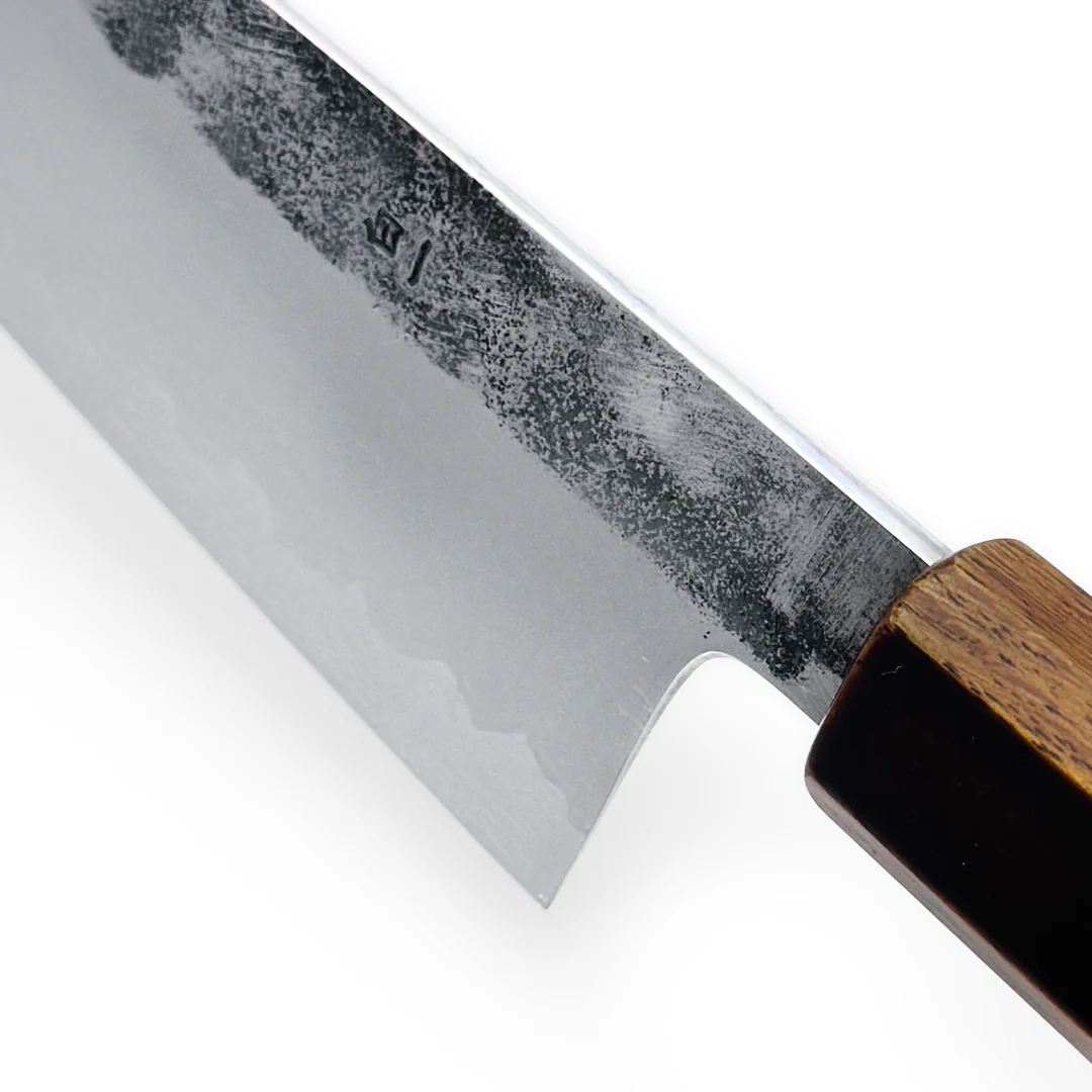 Hado Kirisame White #1 Bunka 180mm (7.1") - Urushi Oak Handle - Image 5