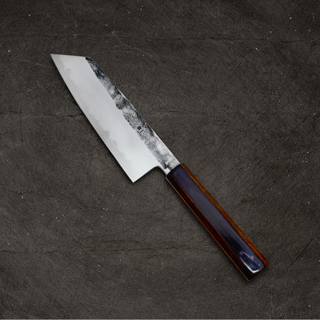 Hado Kirisame White #1 Bunka 180mm (7.1") - Urushi Oak Handle - Image 8