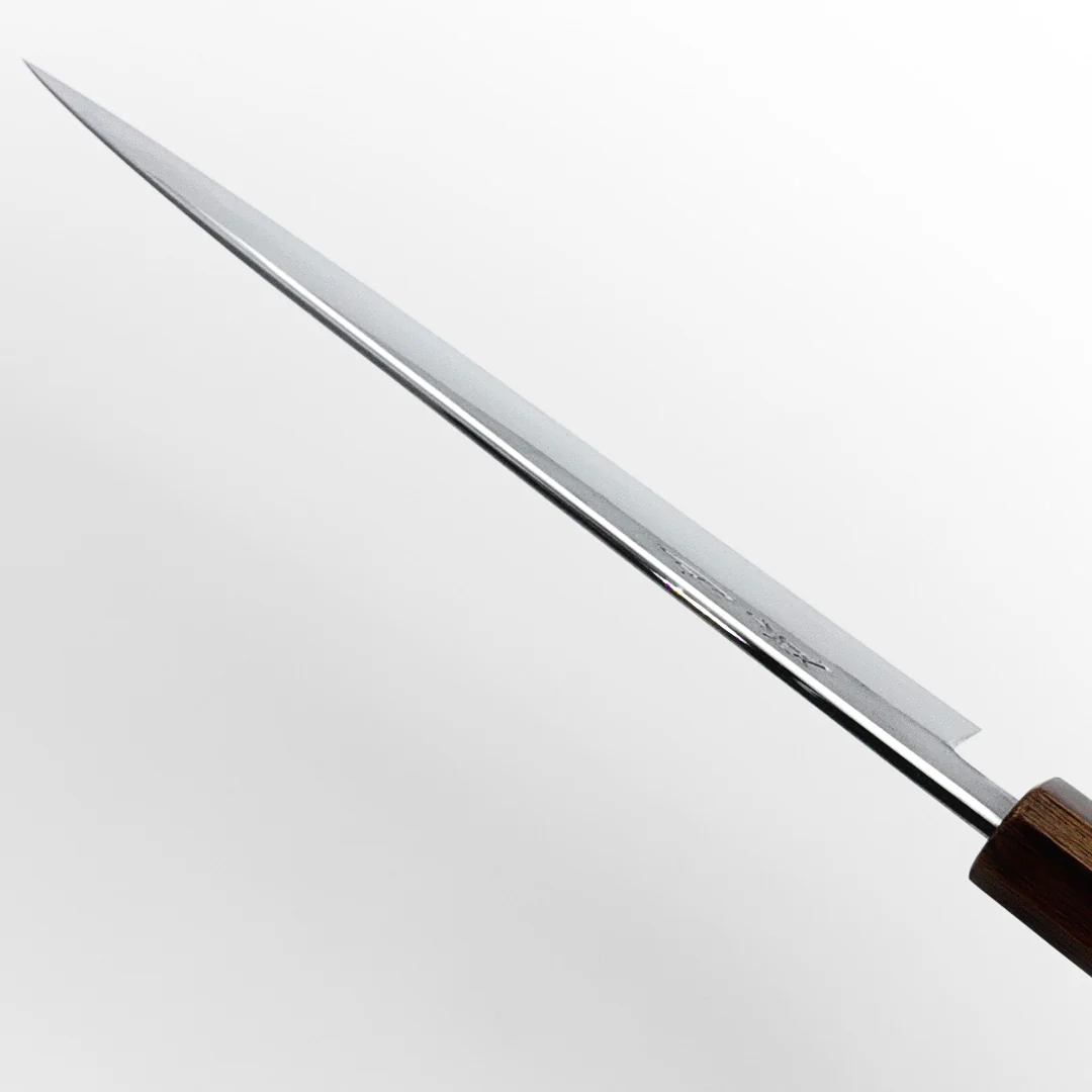 Hado Kirisame White #1 Gyuto 210mm (8.2") - Urushi Oak Handle - Image 6