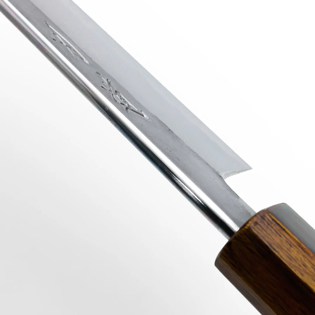 Hado Kirisame White #1 Gyuto 210mm (8.2") - Urushi Oak Handle - Image 7