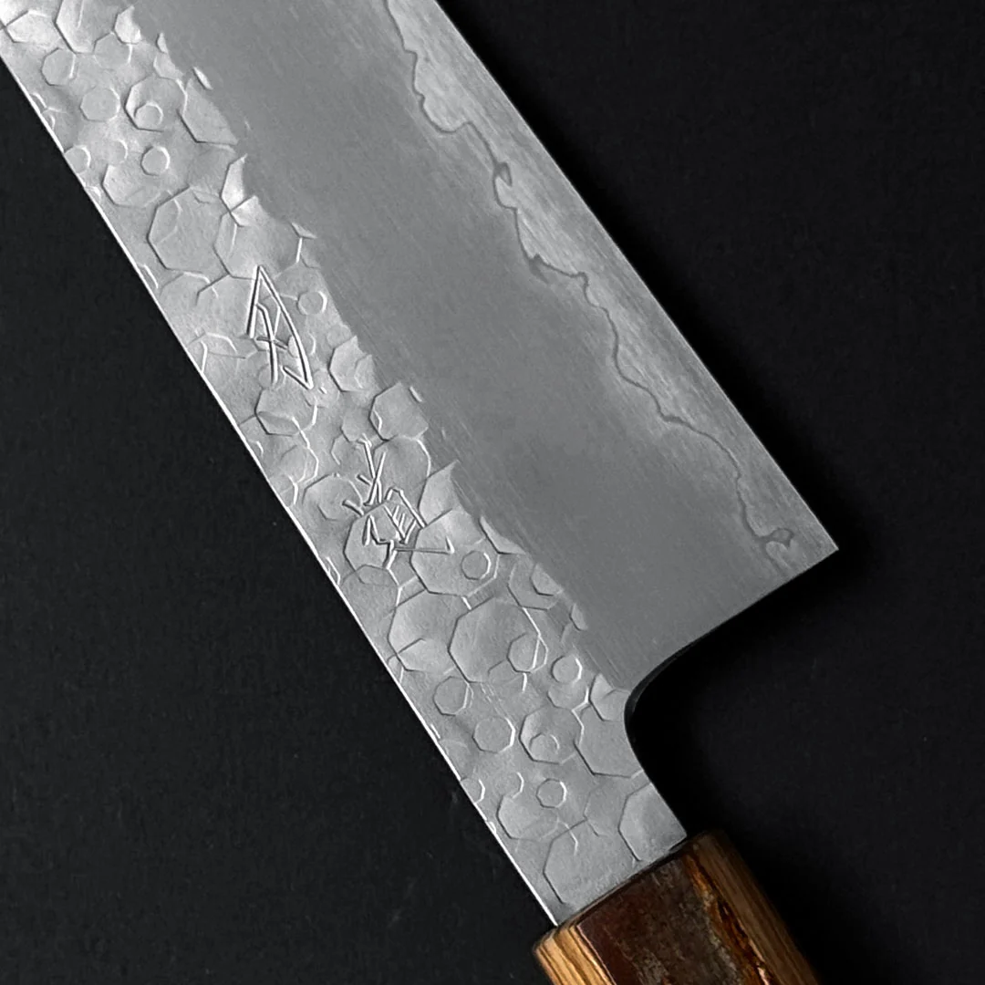 Hado Shiosai SG2 Kiritsuke Gyuto 210mm (8.2") - Cherry Wood Handle - Image 2
