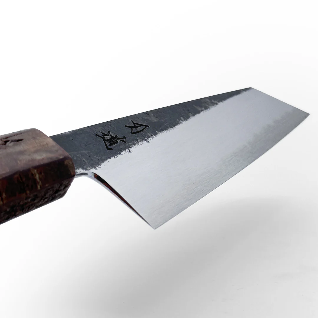 Hado Sumi White #2 Kiritsuke Gyuto 210mm (8.2") - Black Oak Handle - Image 3
