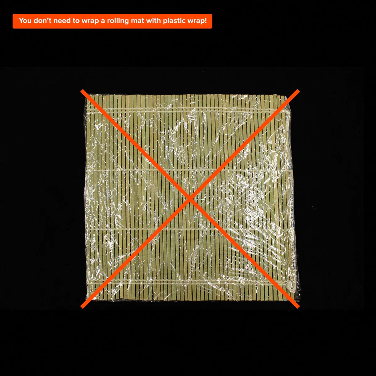Hasegawa Hygienic Plastic Non-Stick Sushi Rolling Mat Makisu 10" x 9.5" (M Size) - Image 7
