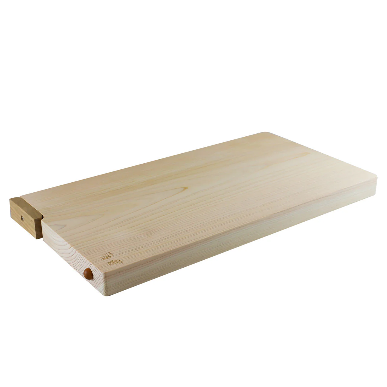 Hinoki (Japanese Cypress) Cutting Board w/Stand 17.7" x 9.4" x 1.2" H - Image 7