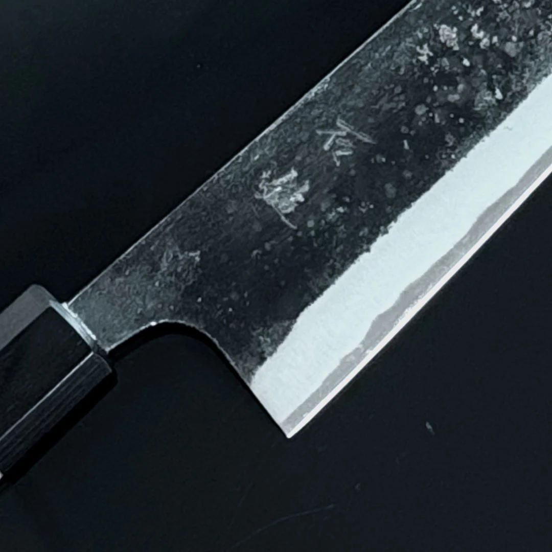 Ishizuchi Blue #2 Kurouchi Kengata Deba 180mm (7.1") - Image 6