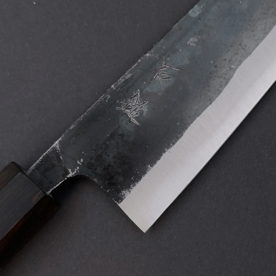 Ishizuchi Blue #2 Kurouchi Santoku 165mm (6.5") - Image 2