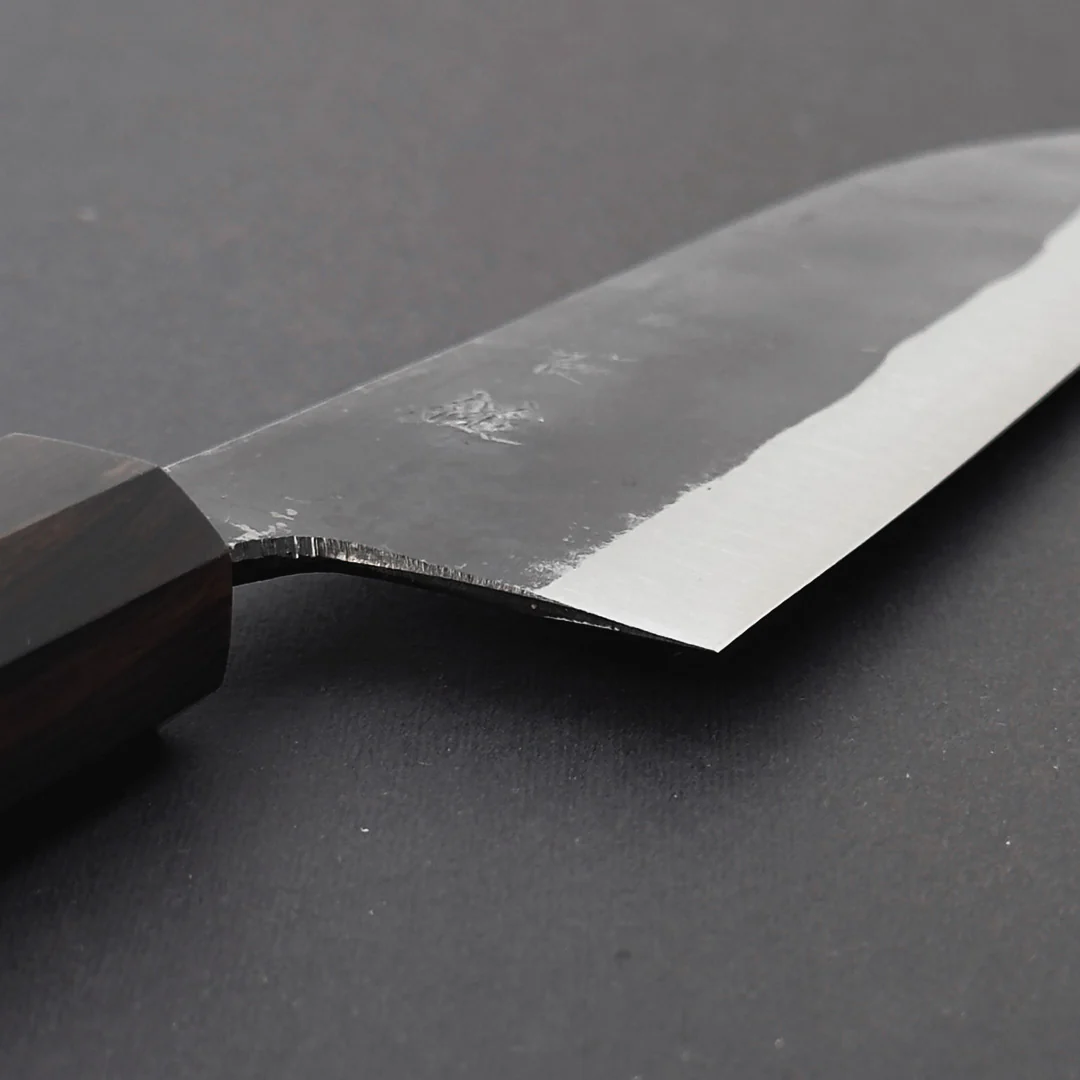 Ishizuchi Blue #2 Kurouchi Santoku 165mm (6.5") - Image 4