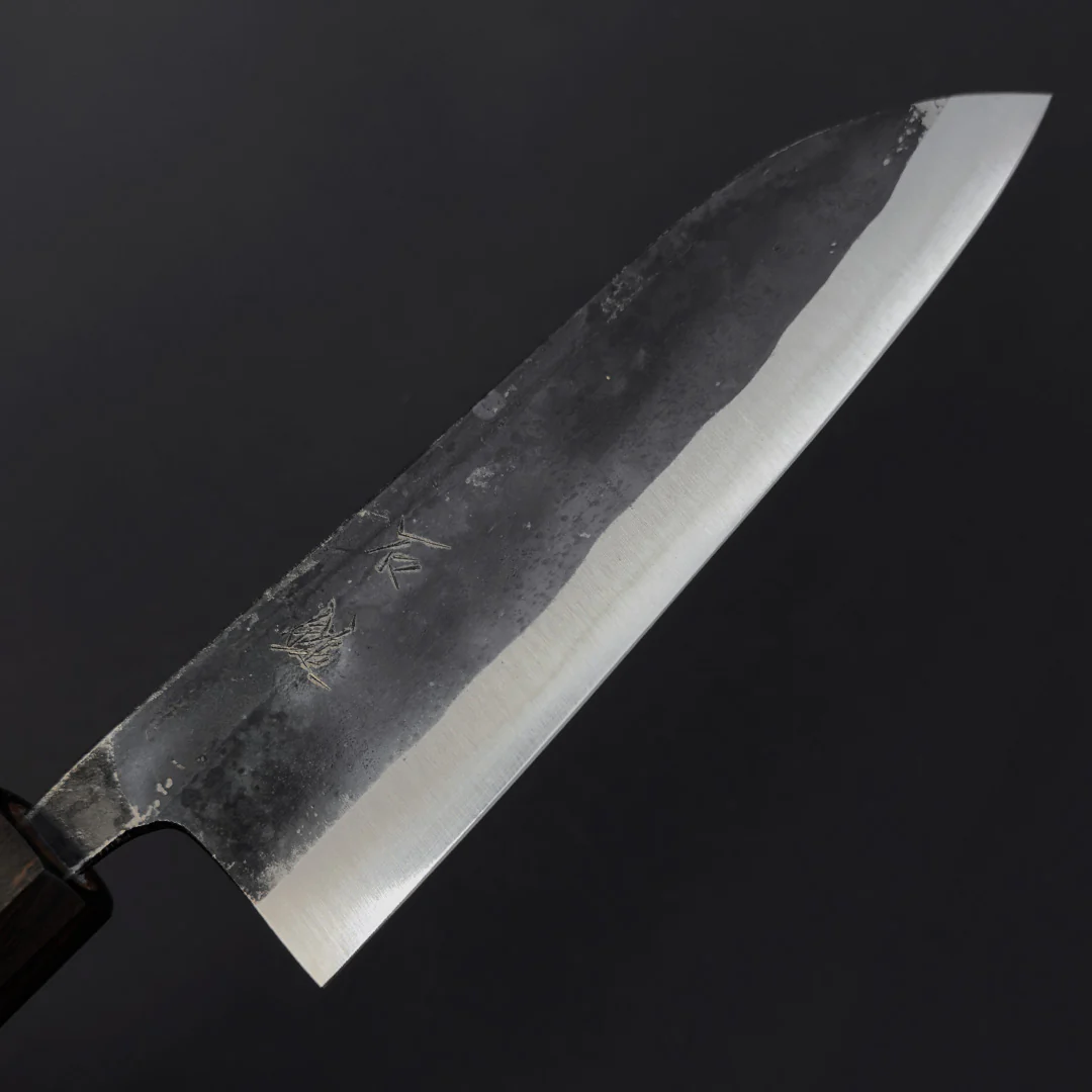 Ishizuchi Blue #2 Kurouchi Santoku 165mm (6.5") - Image 7