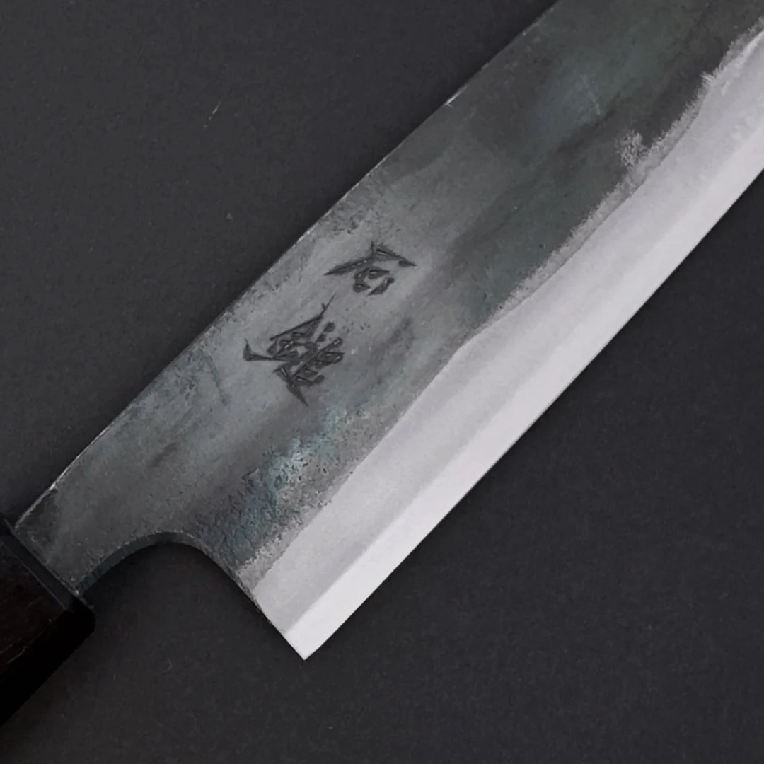 Ishizuchi White #1 Kurouchi Santoku 165mm (6.5") - Image 2