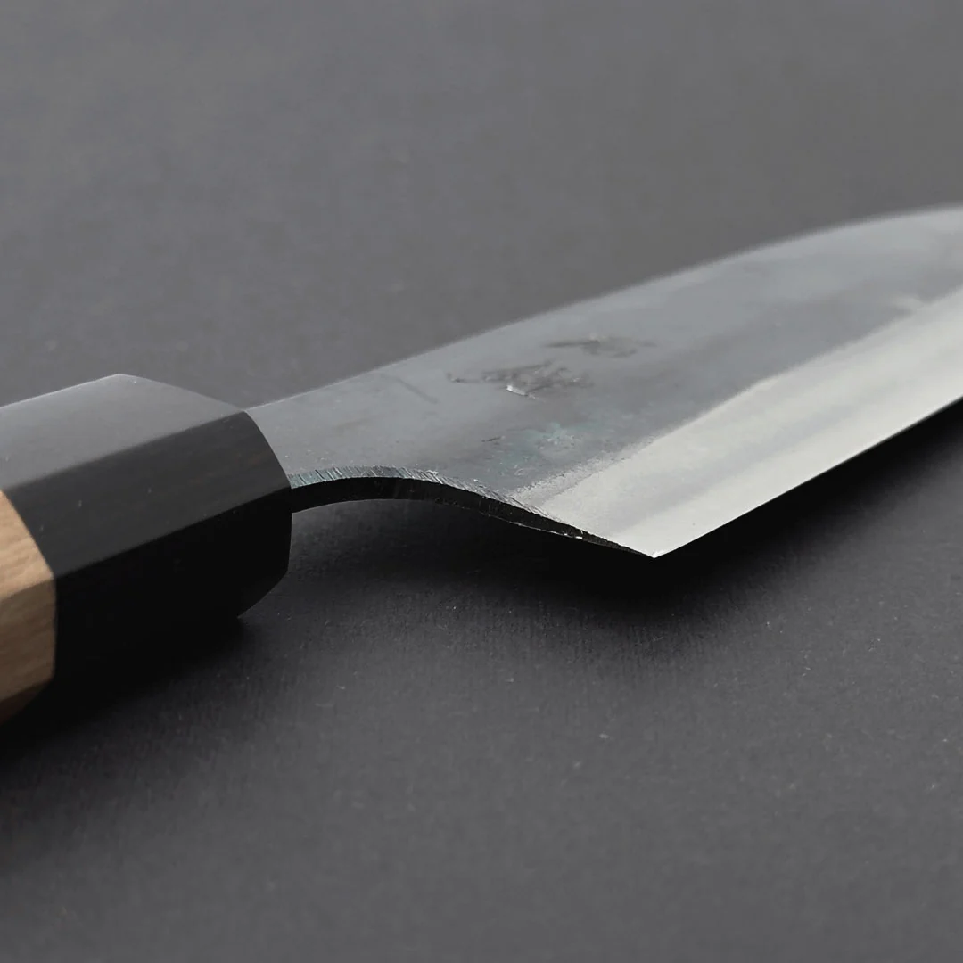 Ishizuchi White #1 Kurouchi Santoku 165mm (6.5") - Image 4