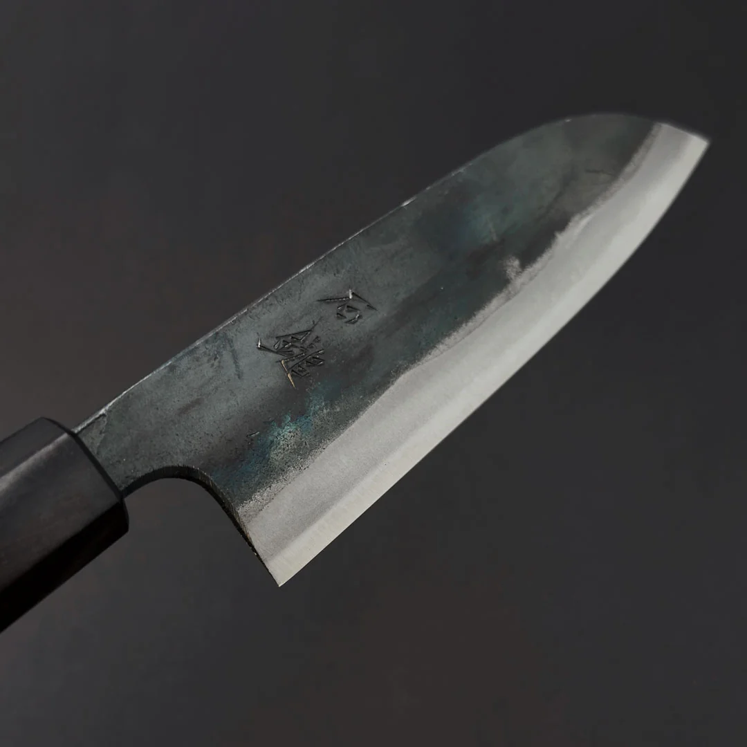 Ishizuchi White #1 Kurouchi Santoku 165mm (6.5") - Image 7
