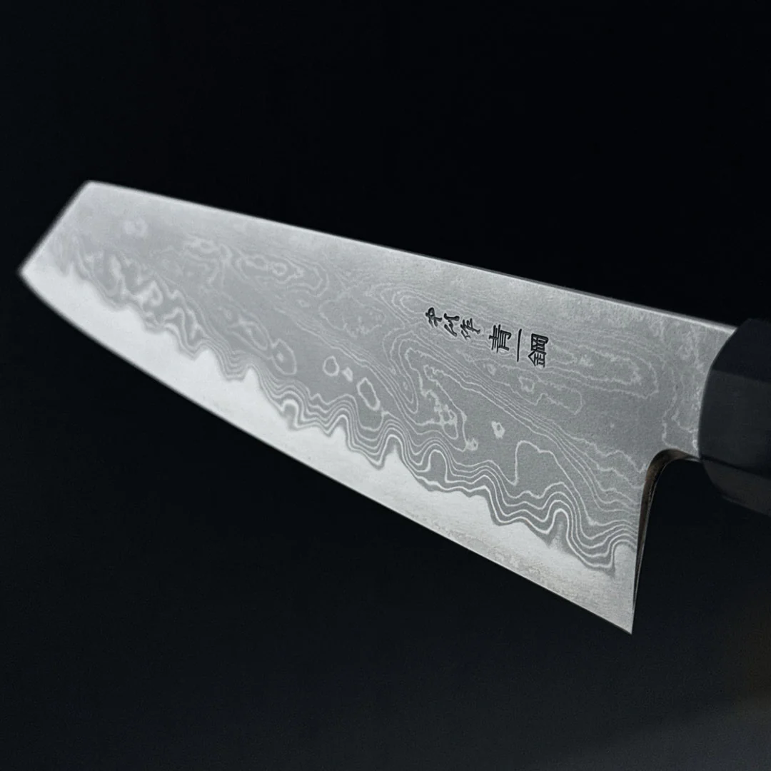 Ittosai Kotetsu Blue #1 Damascus Kengata Gyuto 240mm (9.4") - Image 3