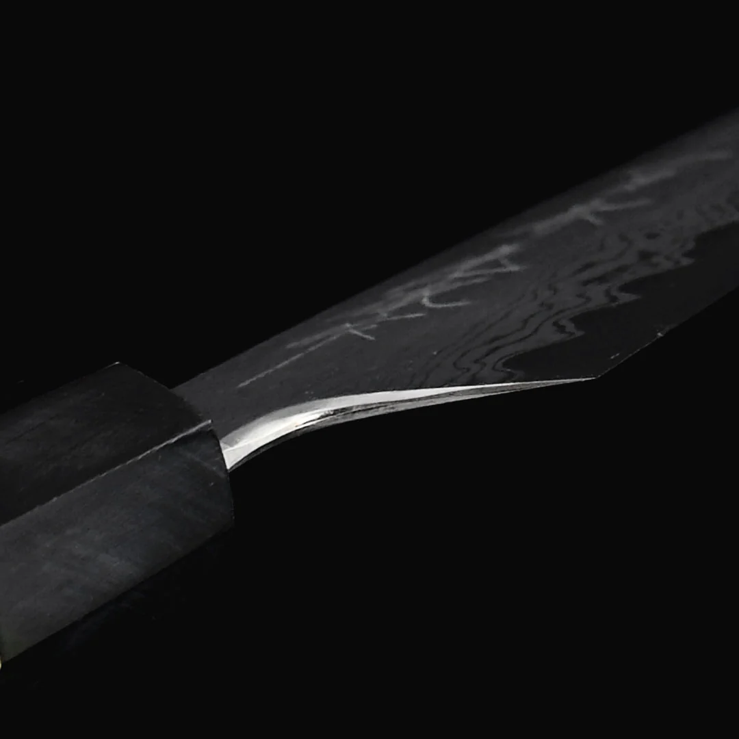 Ittosai Kotetsu Blue #1 Damascus Kengata Gyuto 240mm (9.4") - Image 7