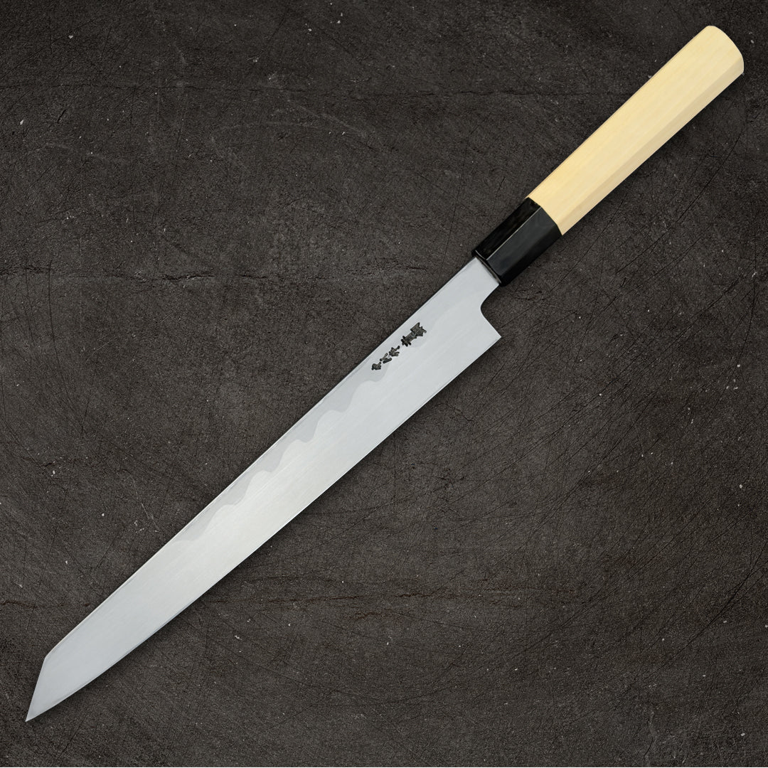Ittosai Kotetsu Blue #2 Kiritsuke Yanagi Kasumi Knife 270mm (10.6") - Image 2