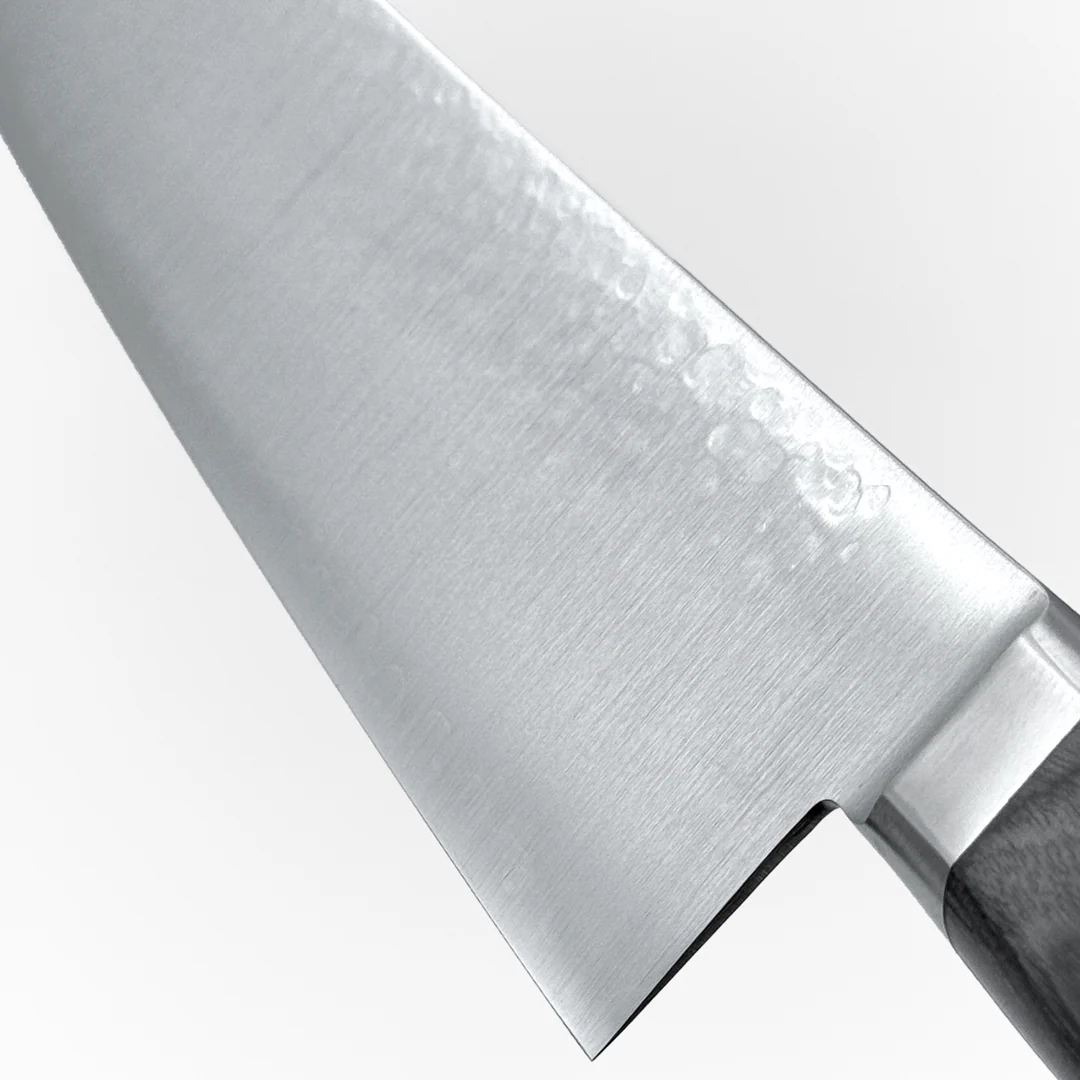 Ittosai Kotetsu VG-5 Kengata Gyuto 240mm (9.4") Hammered (Tsuchime) - Image 8