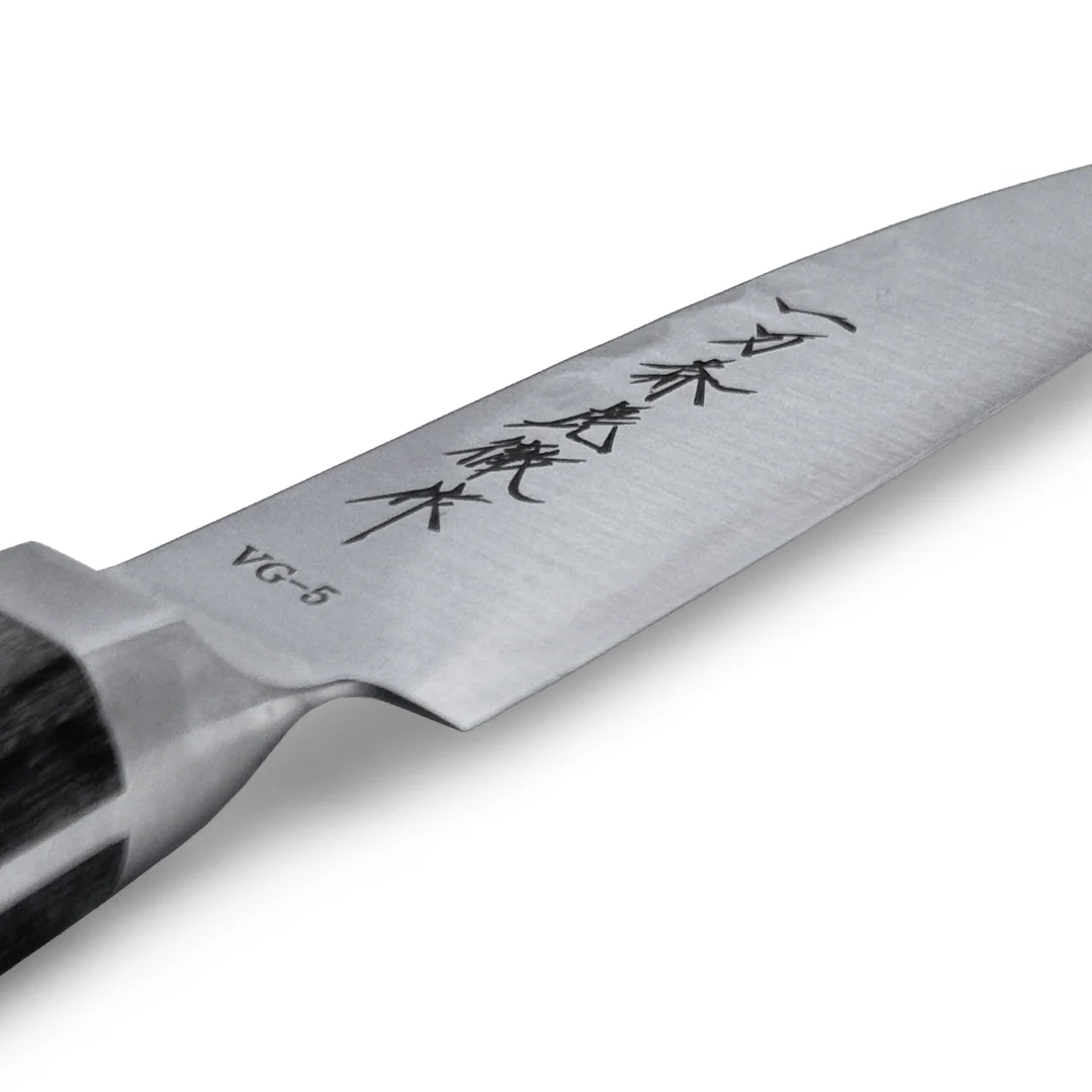 Ittosai Kotetsu VG-5 Kengata Paring 80mm (3.1") Hammered (Tsuchime) - Image 6