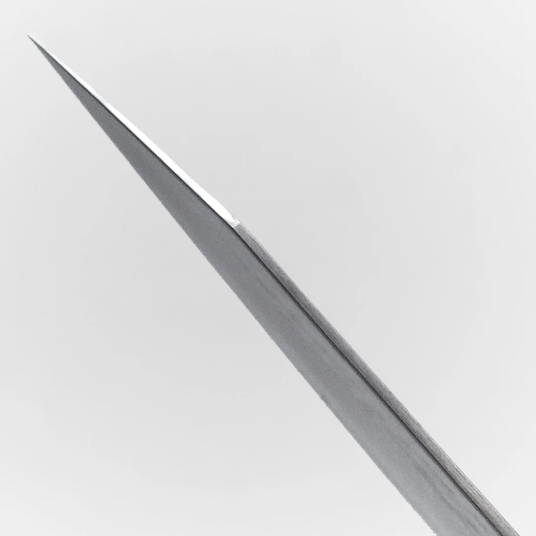 Ittosai Kotetsu VG-5 Kengata Santoku 180mm (7.1") Hammered (Tsuchime) - Image 4