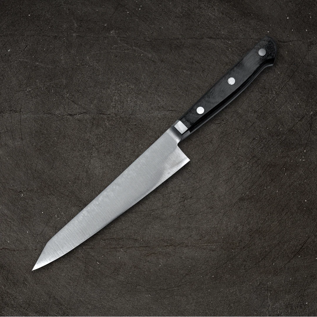 Ittosai Kotetsu VG-5 Kengata Petty 150mm (5.9") Hammered (Tsuchime) - Image 8
