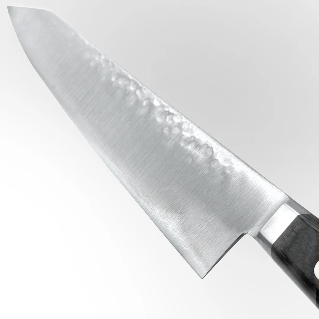 Ittosai Kotetsu VG-5 Kengata Petty 150mm (5.9") Hammered (Tsuchime) - Image 9