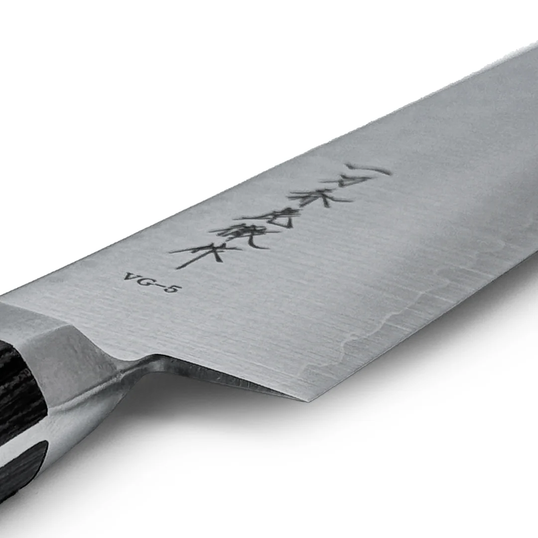 Ittosai Kotetsu VG-5 Sujihiki 240mm (9.4") Hammered (Tsuchime) - Image 6