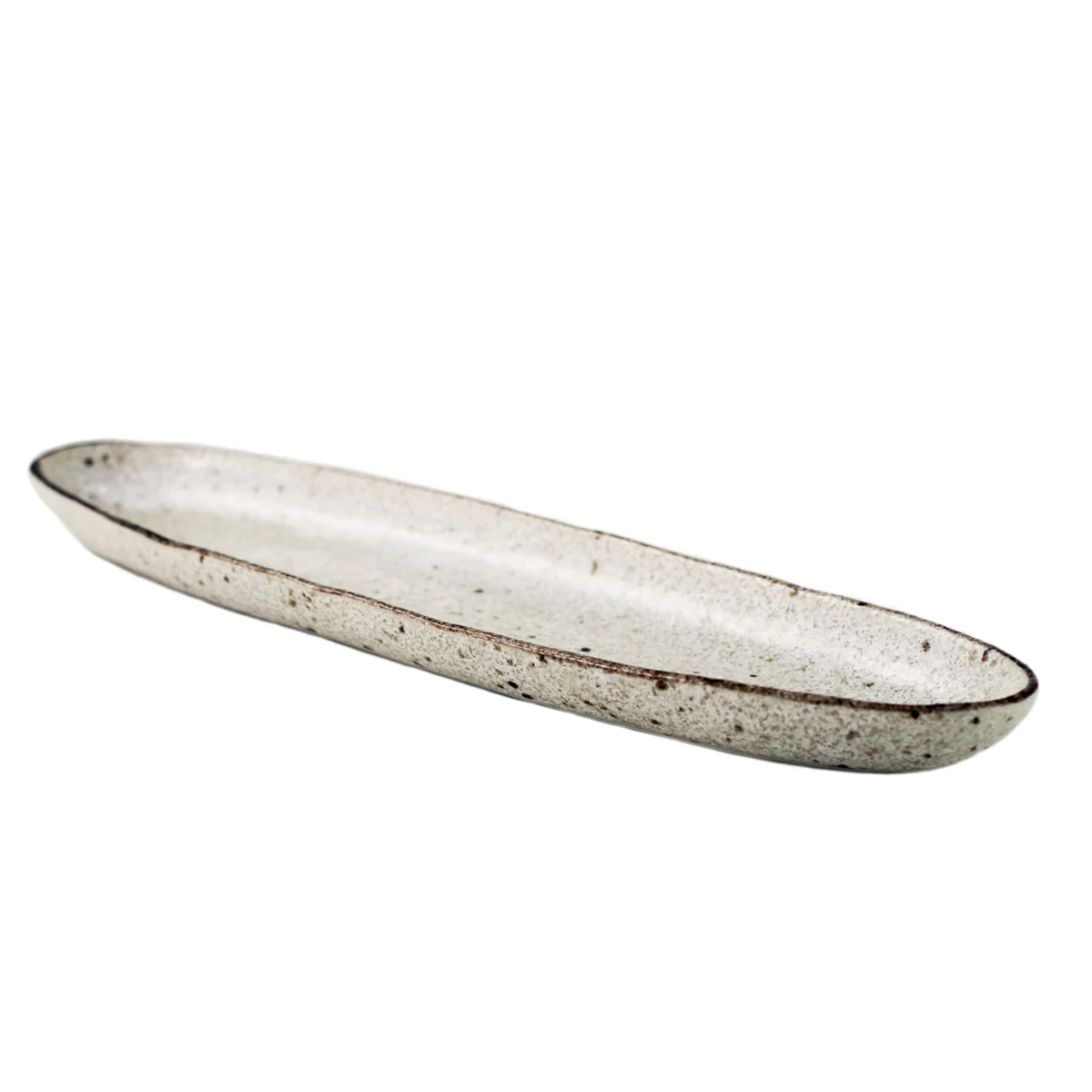 Ivory Long Oval Plate 12.8" x 3.4" - Image 3