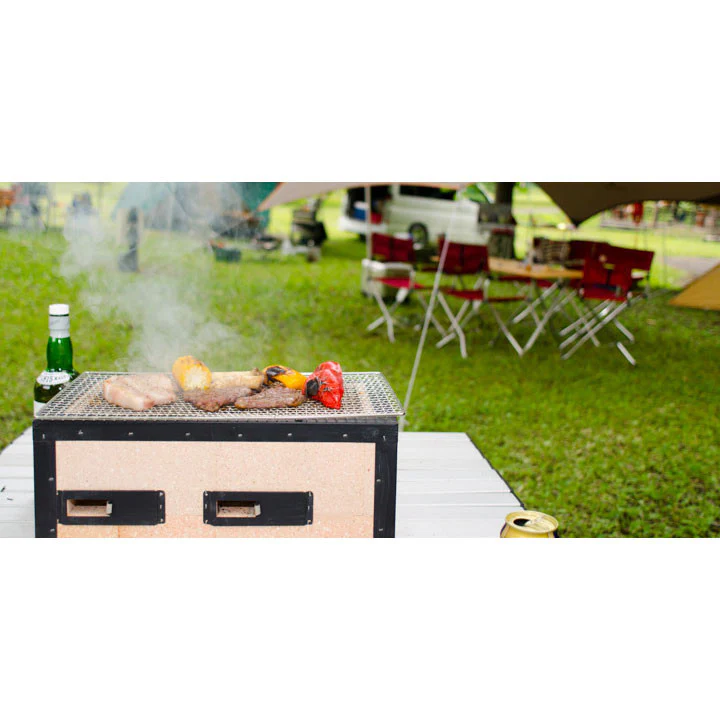 Kaginushi Charcoal Konro Grill Medium 21.25" x 9" - Image 5