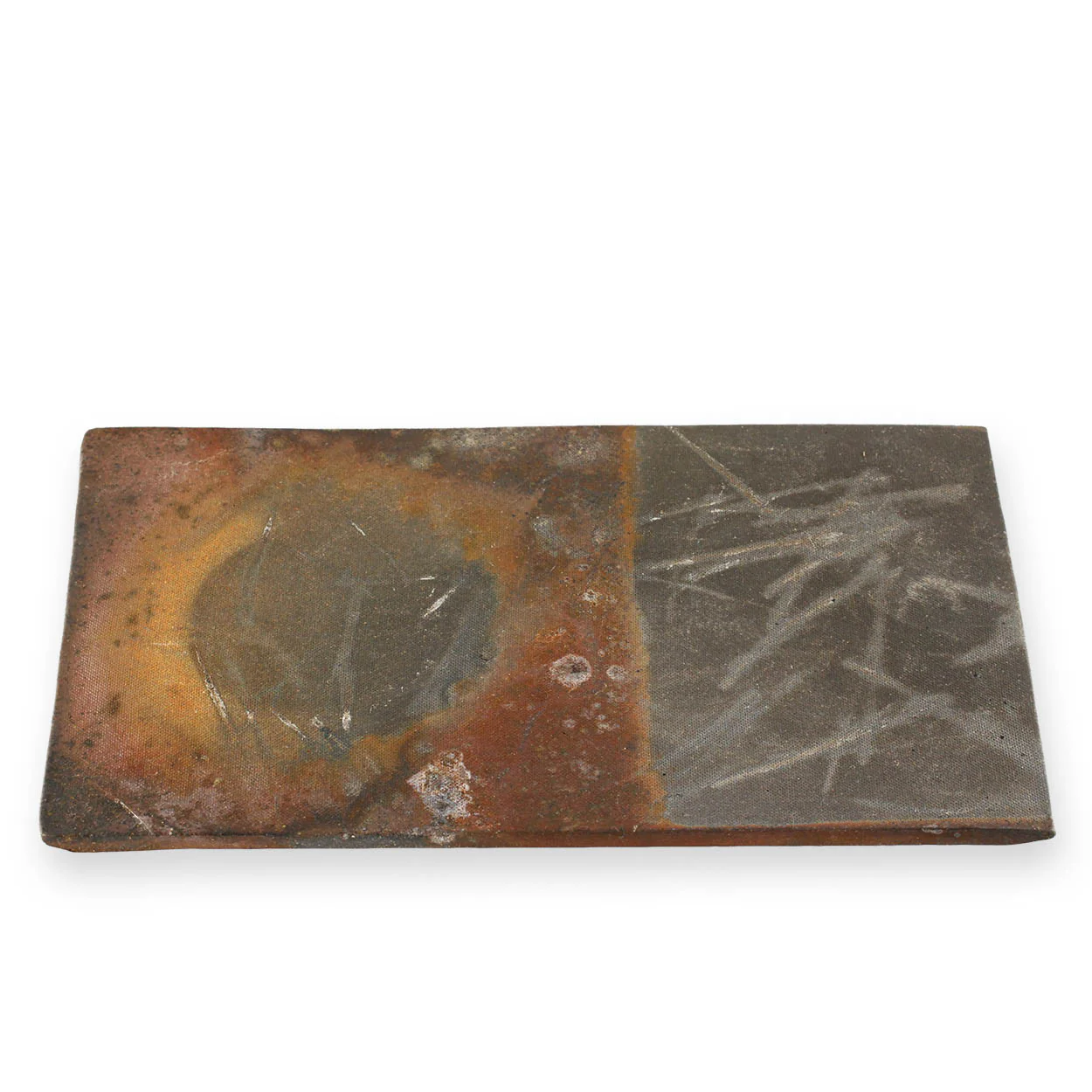 Kanayama Matte Brown Rectangular Plate 10.16" x 5.87"