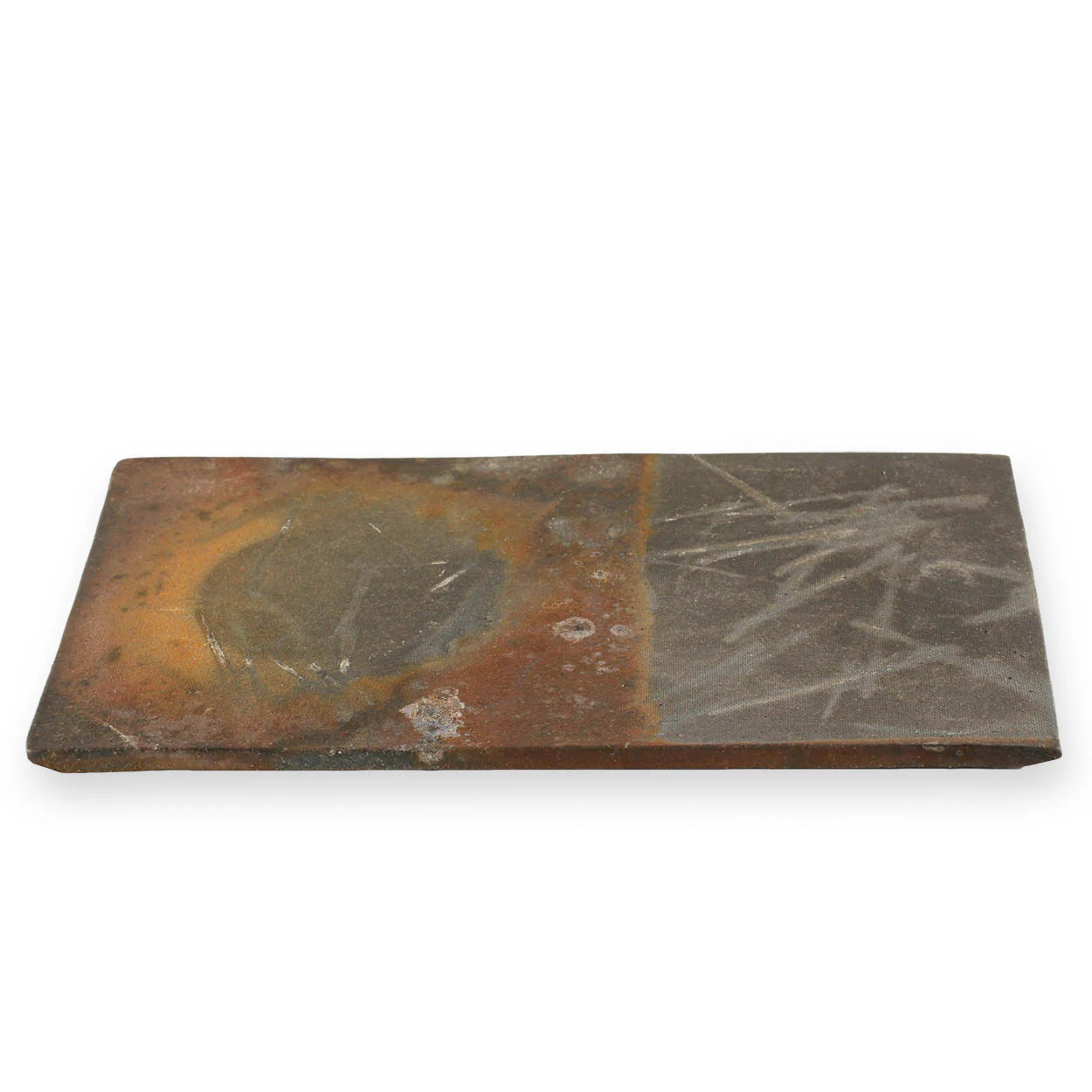 Kanayama Matte Brown Rectangular Plate 10.16" x 5.87" - Image 2