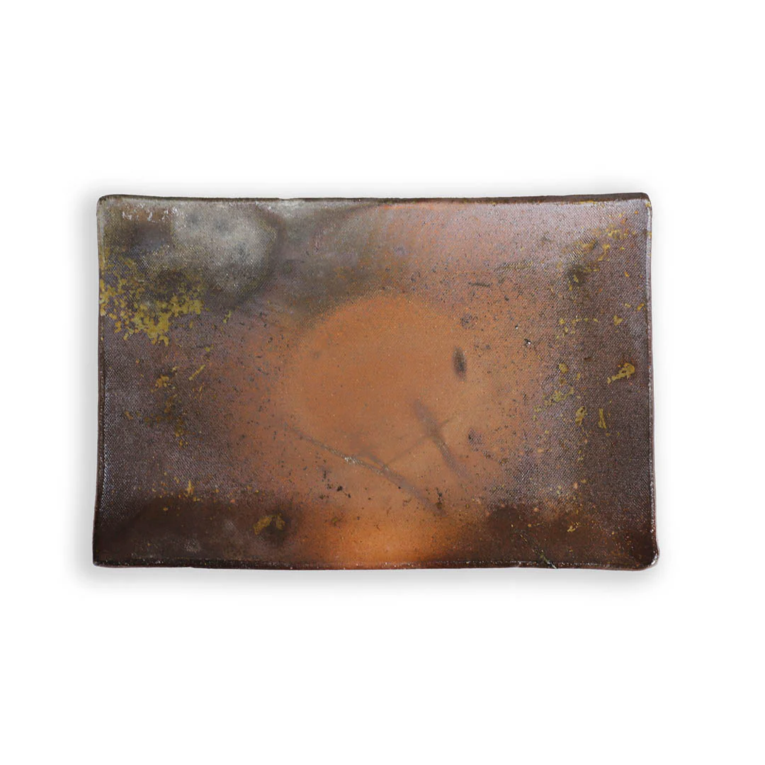 Kanayama Matte Brown Rectangular Sashimi Plate 8.3" x 5.4" - Image 4