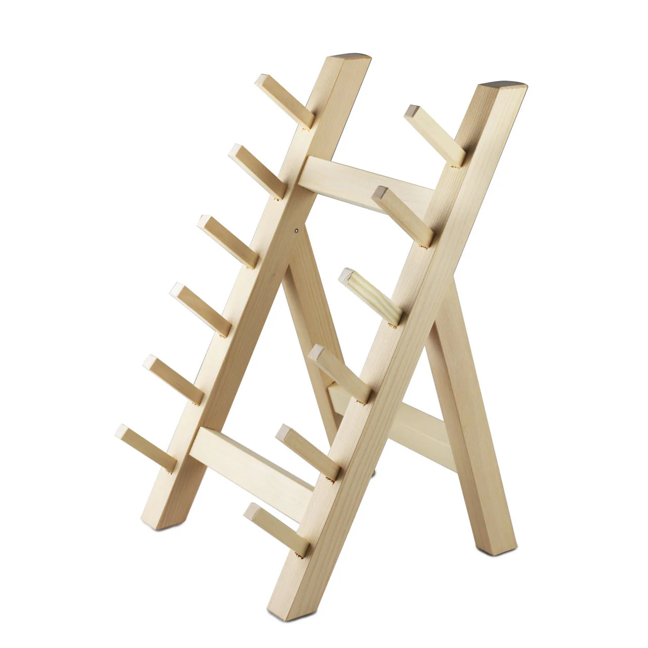 Katana Style Wooden Knife Display Stand for 6 Knives - Image 3