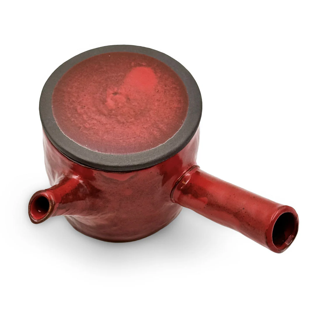 Katayama Hinata Kyusu Teapot Red 10.5 fl oz - Image 3