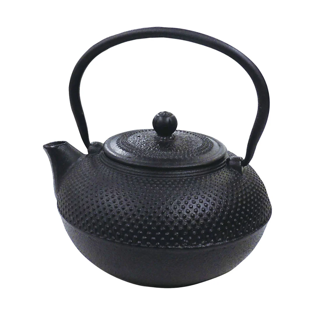 Kiraku Arare Textured Cast Iron Kettle Tetsubin 33.8 fl oz