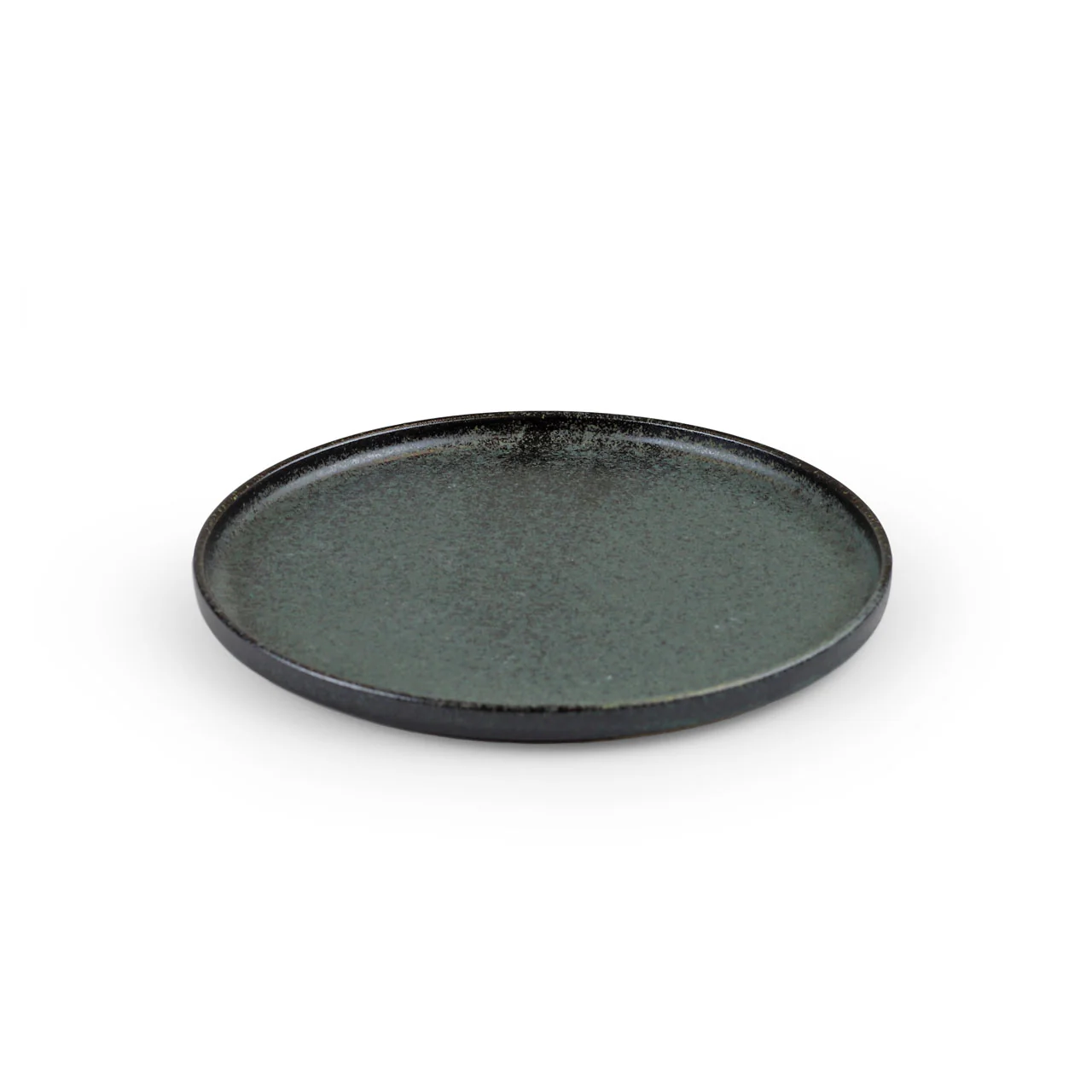 Kokuteki Dark Green Stackable Salad Plate 7.5" dia - Image 2