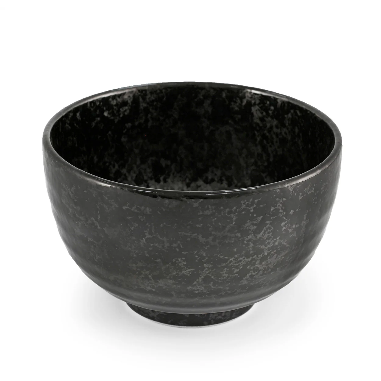 Kuroyu Black Metallic Noodle Bowl 42 fl oz / 6.4" dia